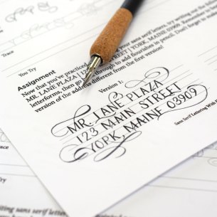 This 6-page worksheet provides you with both guided and freestyle practice options to ensure that you get the hang of flourished sans serif lettering.