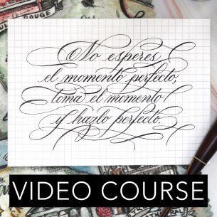 Flourish With Me: A Pointed Pen Calligraphy Online Course