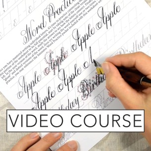 Janet Style Calligraphy Video Course | The Postman's Knock